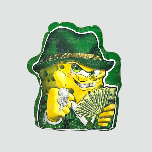 Cojín Bob Esponja Mafioso