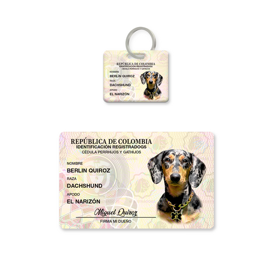 Combo Cédula + Placa QR