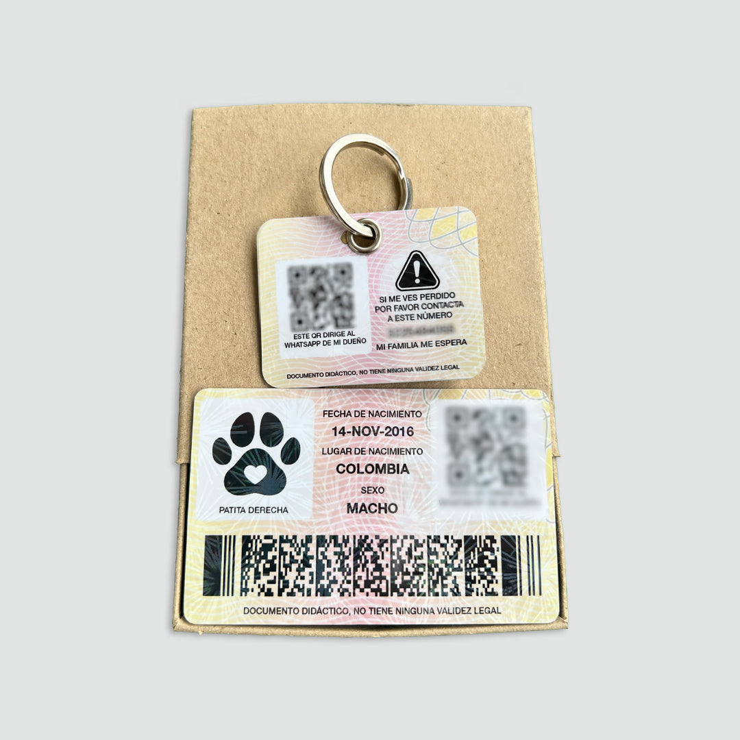 Combo Cédula + Placa QR