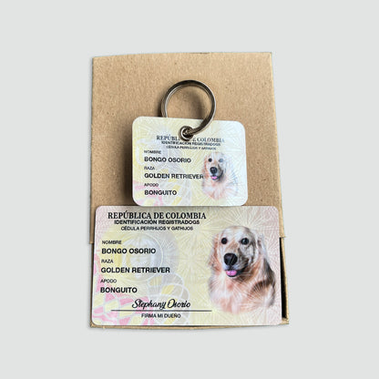 Combo Cédula + Placa QR